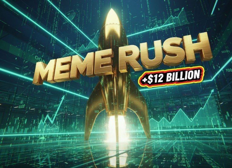 green bullish crypto chart candles rising on screen 2026