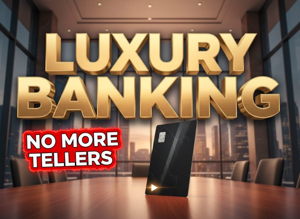  modern luxury bank branch interior design with glass offices