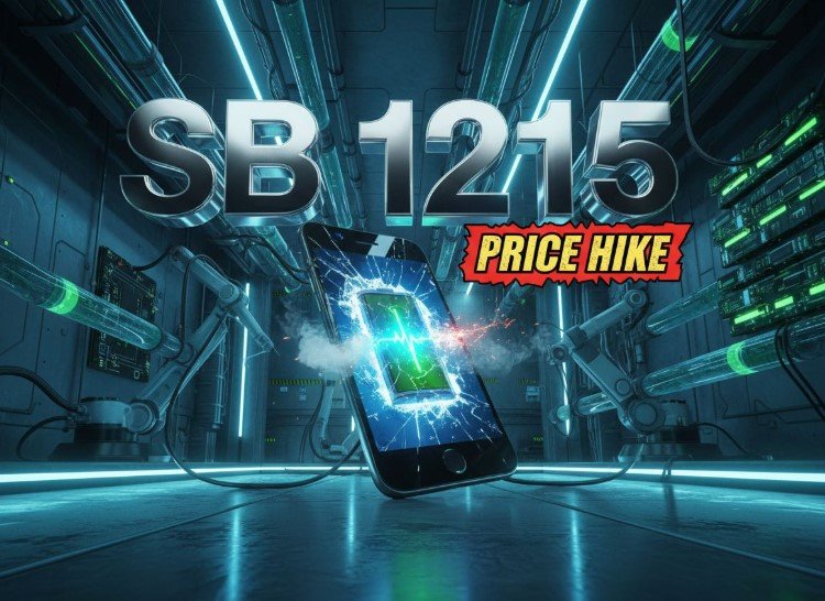  pile of discarded lithium ion batteries and electronic waste