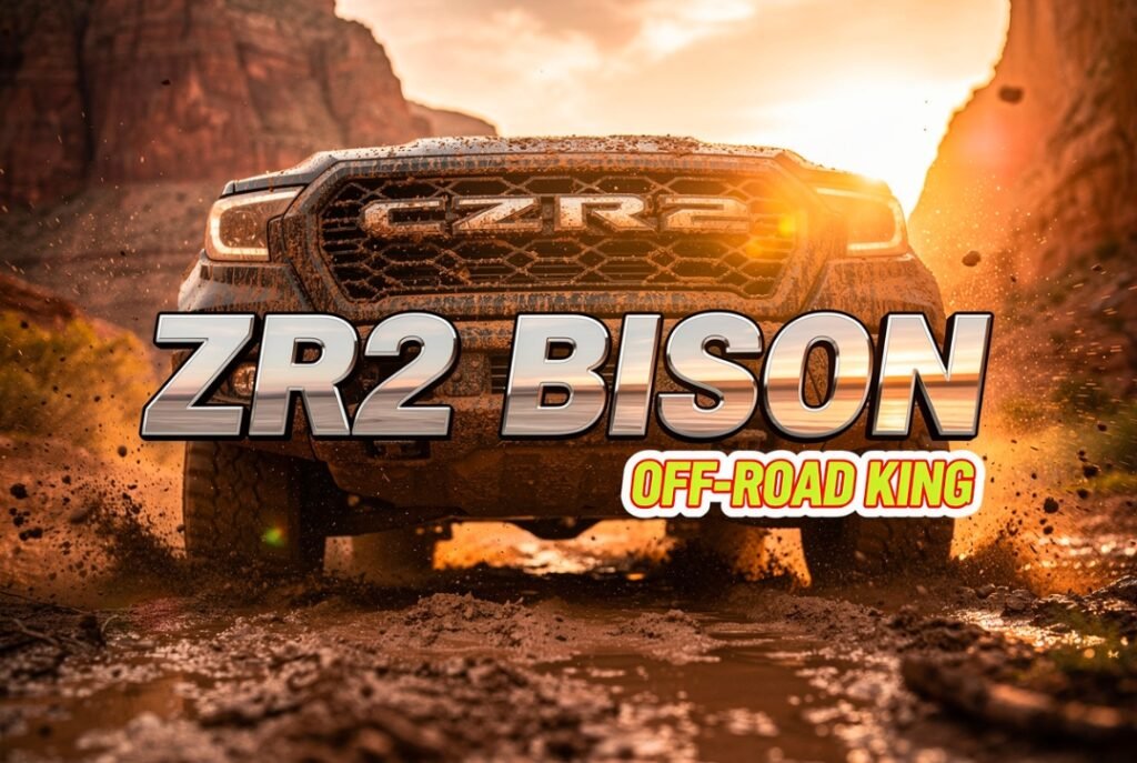 2026 Chevrolet Colorado ZR2 Bison off road truck white sands