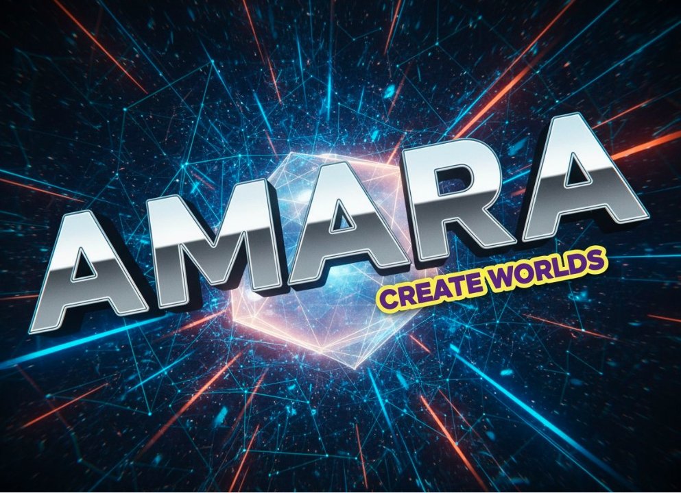 Amara AI interface generating 3D game environment in unreal engine