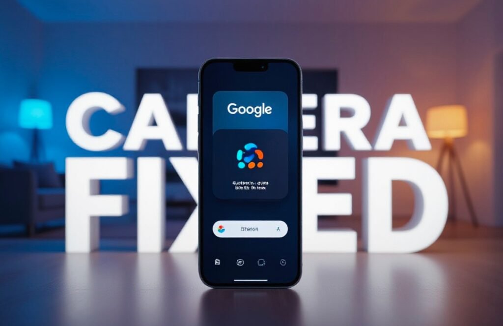 Google Home app interface showing smart home automation triggers on a smartphone screen