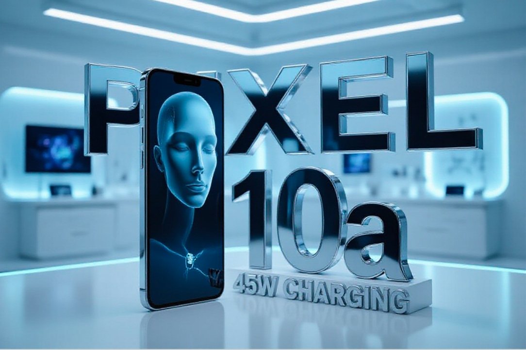 Google Pixel 10a smartphone obsidian color rear view