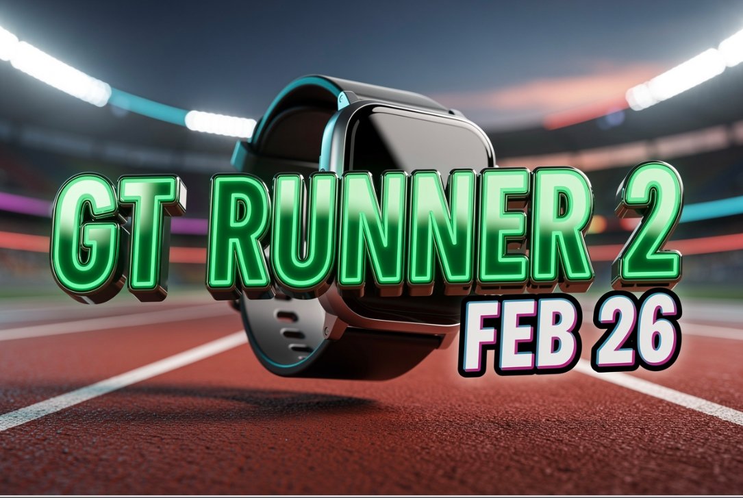 Huawei Watch GT Runner 2 smartwatch silhouette teaser