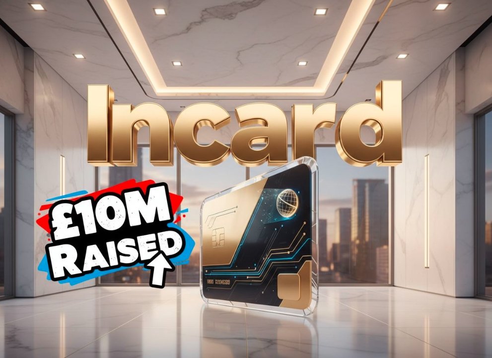  Incard mobile banking app interface on smartphone screen