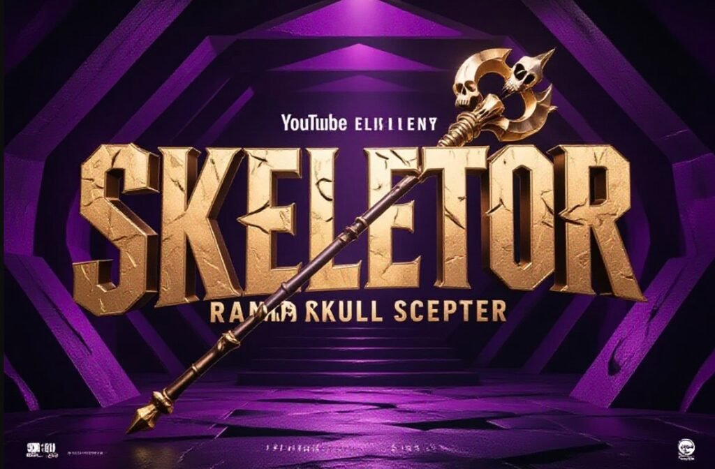 Jared Leto Skeletor Havoc Staff Masters of the Universe Movie