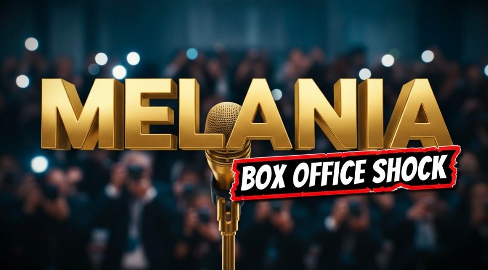 Melania documentary box office success movie theater marquee