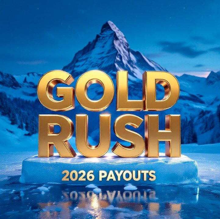 Milano Cortina winter olympic gold medal isolated on snow background