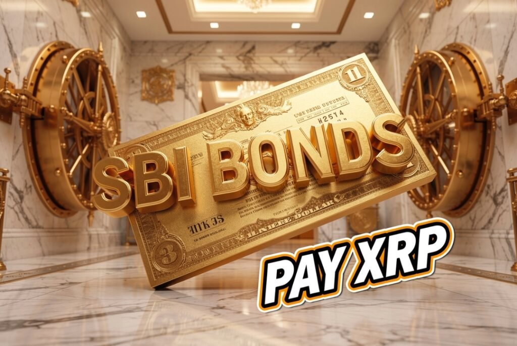 SBI Holdings digital bond XRP rewards cryptocurrency finance concept