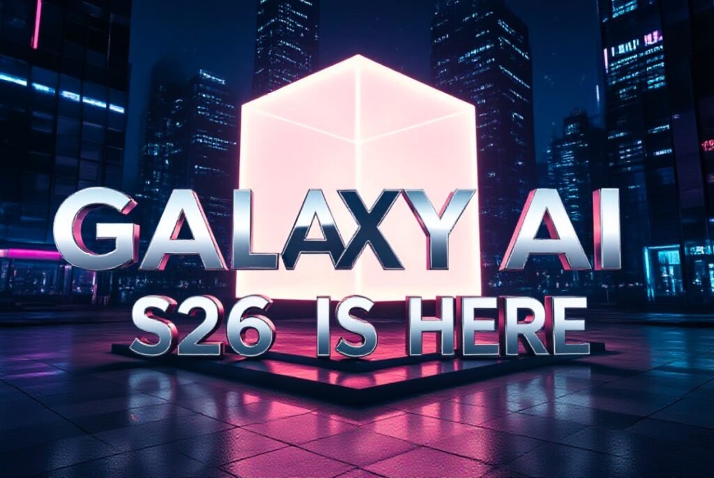 Samsung Galaxy S26 3D billboard advertisement in London Piccadilly Circus