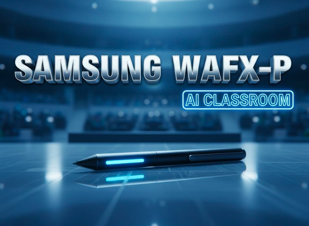 Samsung WAFX-P interactive classroom display screen with stylus