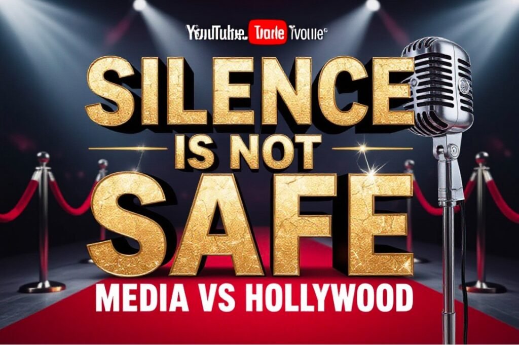 Sydney Sweeney microphone press conference media pressure silhouette