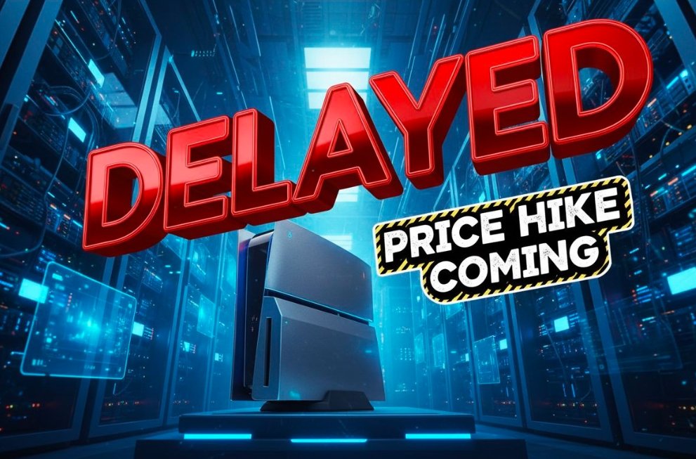 Valve Steam Machine digital render on dark background with neon lighting