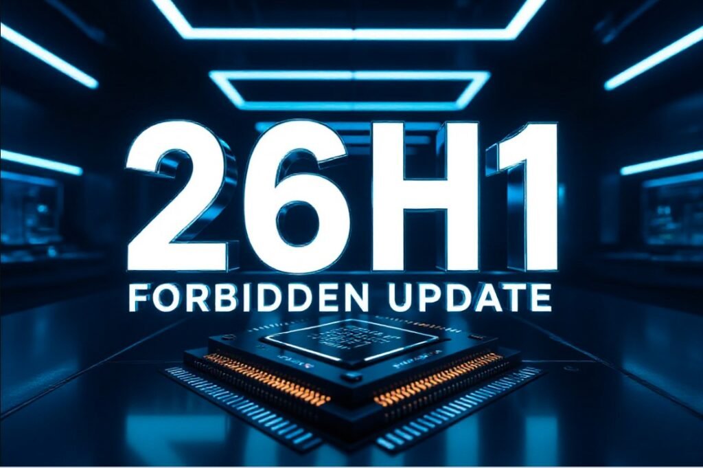 Windows 11 26H1 ARM processor chip graphic