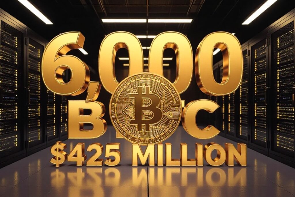 american bitcoin mining facility server racks led lights