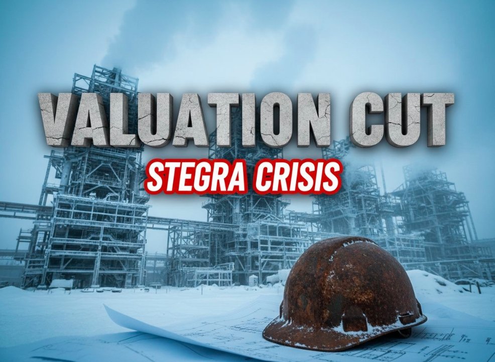 construction site of Stegra green steel plant in Boden Sweden