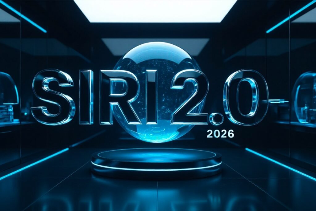 futuristic glowing glass siri sphere concept art with digital ripples