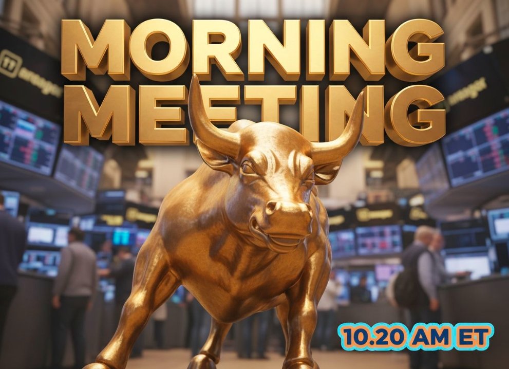 golden bull statue on stock market chart background