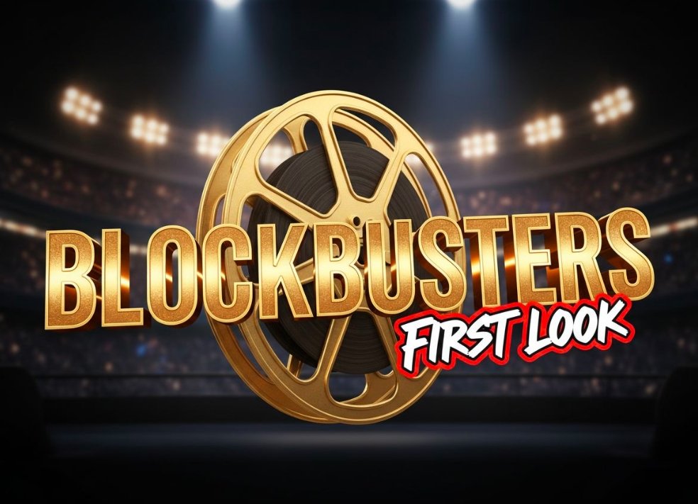 golden film reel super bowl spotlight background