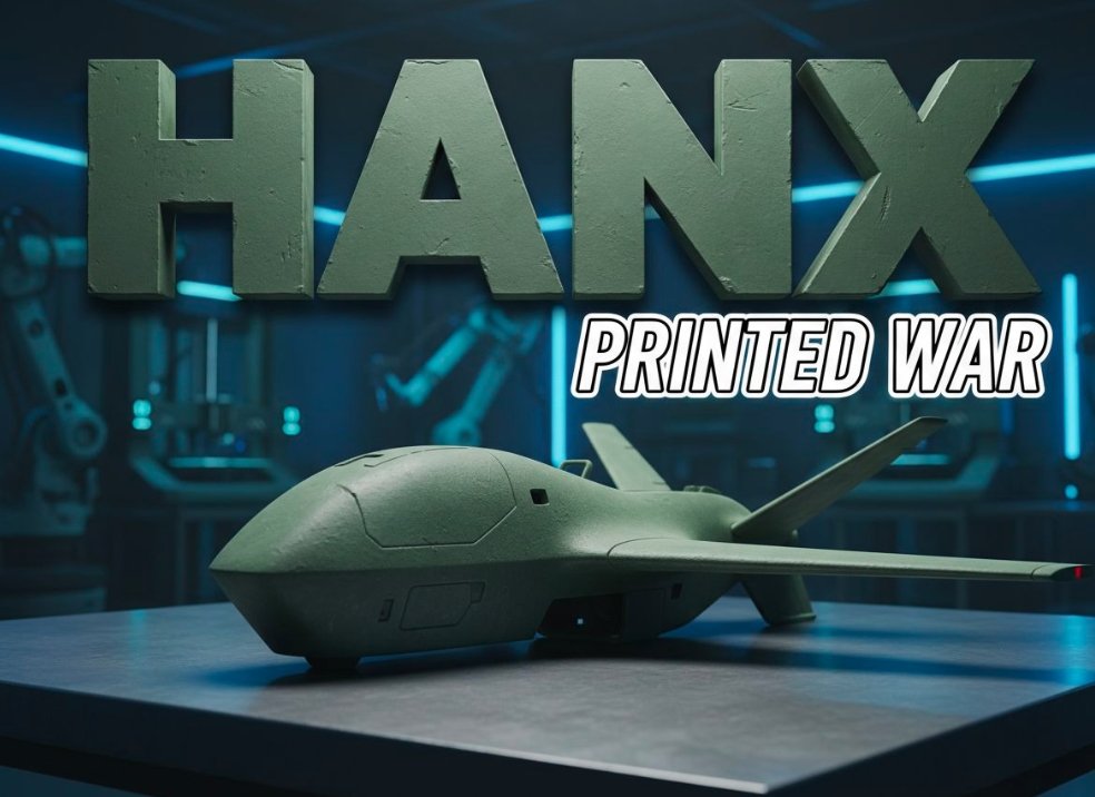 modular 3d printed military drone on workbench