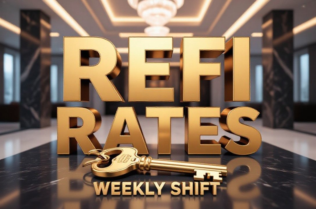 mortgage refinance rate chart calculation concept