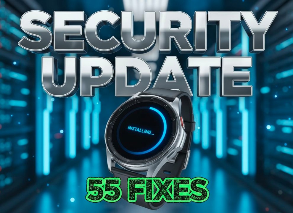  samsung galaxy watch 6 smartwatch security update screen notification