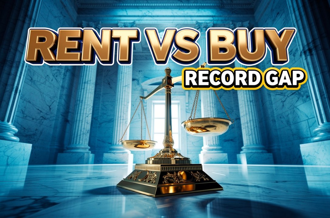scale weighing house keys against rental lease agreement contract
