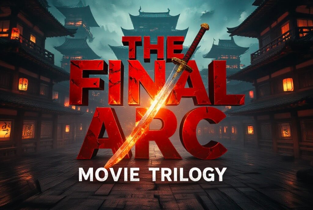 tanjiro kamado demon slayer infinity castle movie trilogy poster