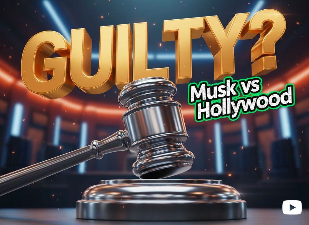 tesla cybercab presentation screen featuring ai generated orange skyline