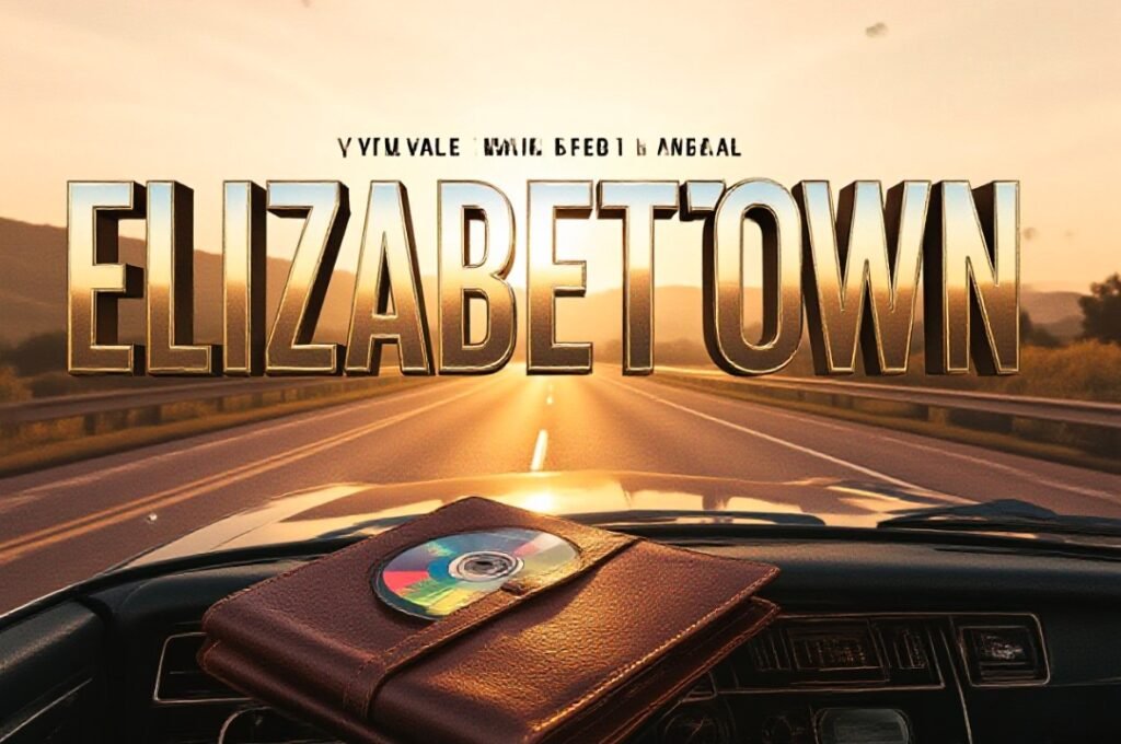 vintage road trip map book with cd mixtape on dashboard