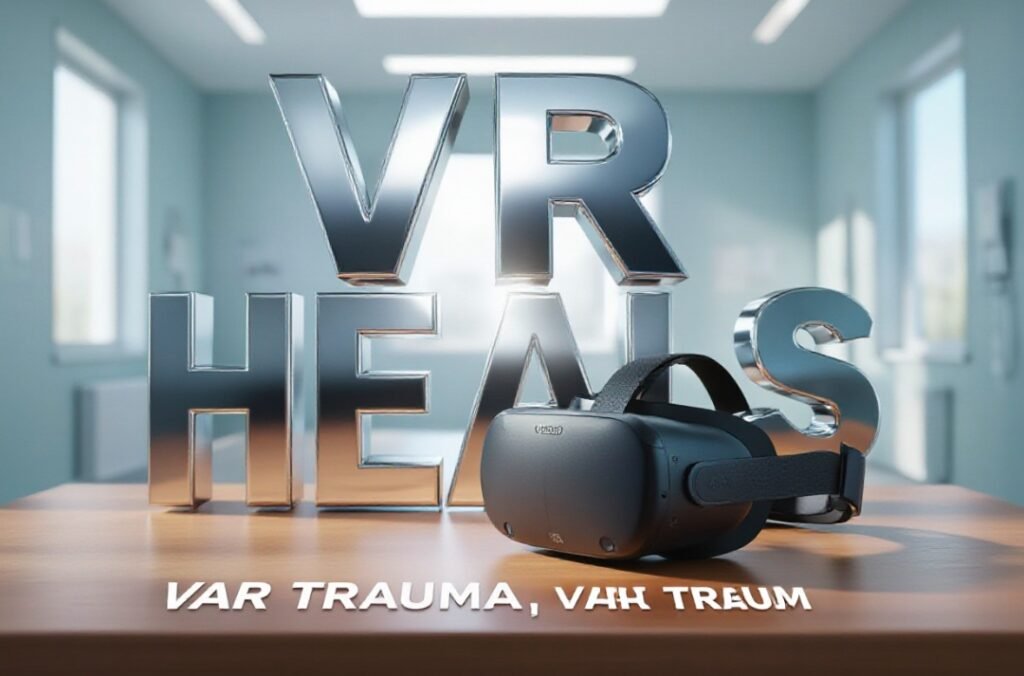 virtual reality headset for mental health therapy session