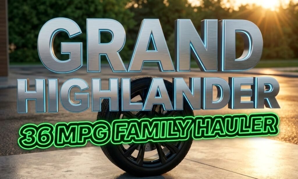 2026 Toyota Grand Highlander Hybrid Nightshade three-row family SUV