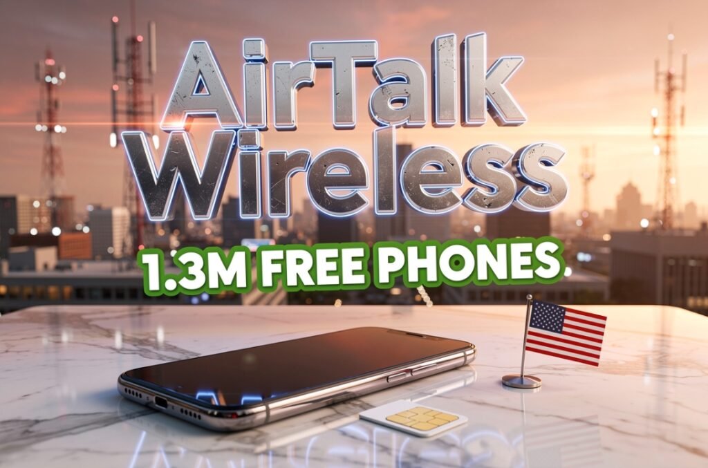 AirTalk Wireless free government phone Lifeline program 2026 eligibility
