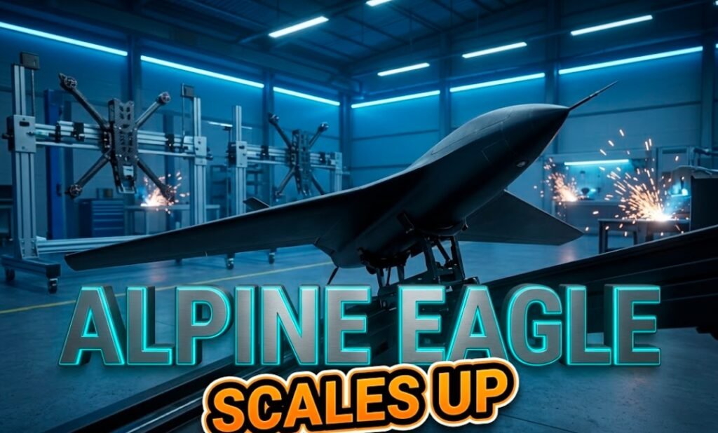 Alpine Eagle Sentinel counter-drone system European defense production scaling
