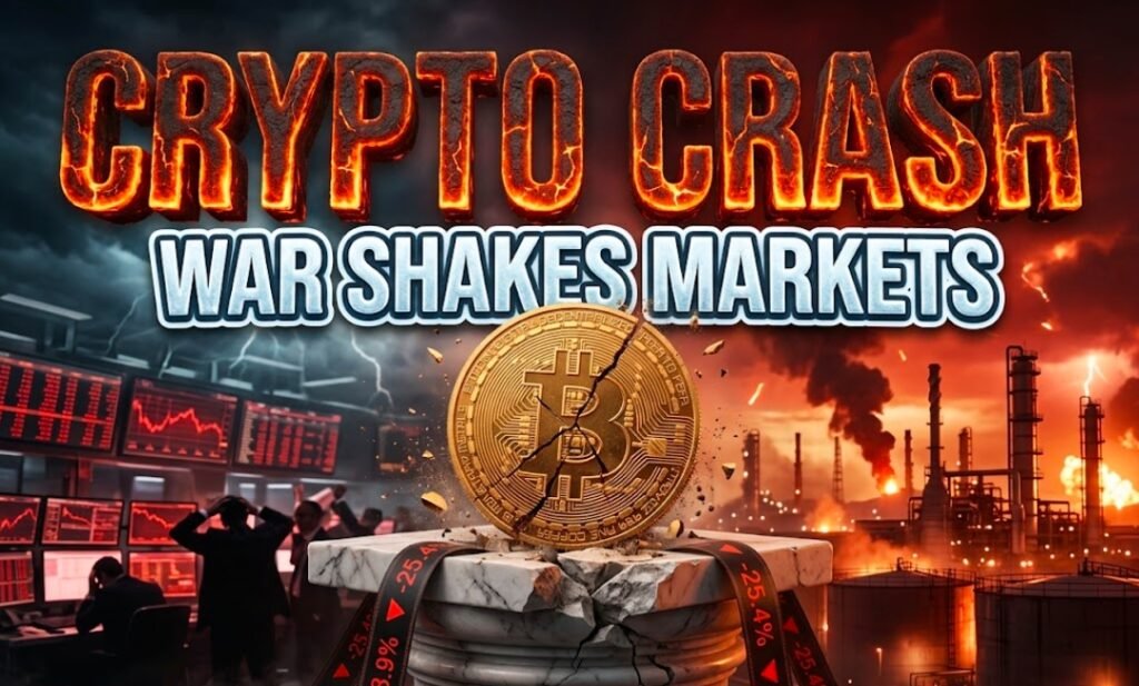Bitcoin Ethereum XRP price drop US Iran war crypto crash