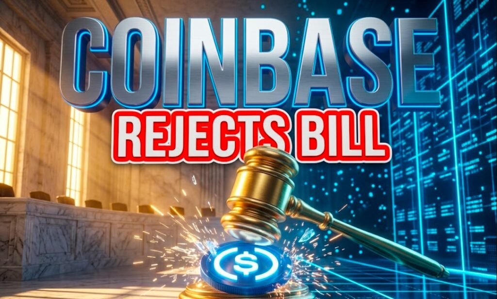 CLARITY Act stablecoin yield ban Coinbase opposition crypto regulation