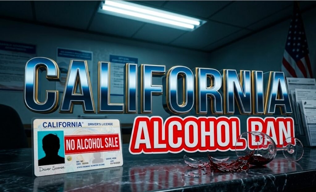  California DUI no alcohol sale driver license bill 2026