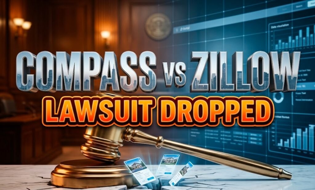 Compass Zillow lawsuit dismissed pre-market home listings 2026
