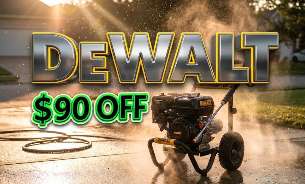 DeWalt 3300 PSI gas pressure washer deal Amazon spring sale 2026