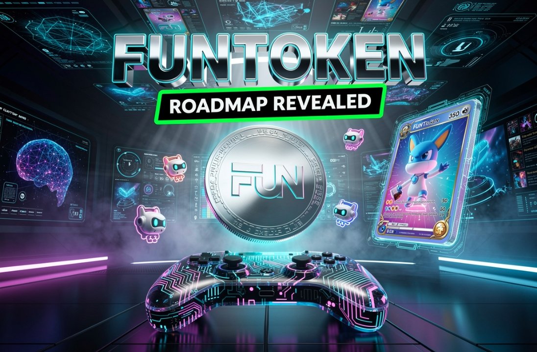 FUNToken roadmap 2026 2027 AI gaming tokenized Pokemon cards
