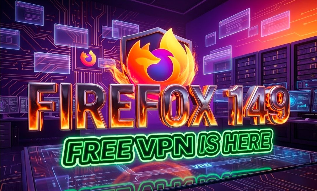 Firefox 149 free built-in VPN split view update March 2026