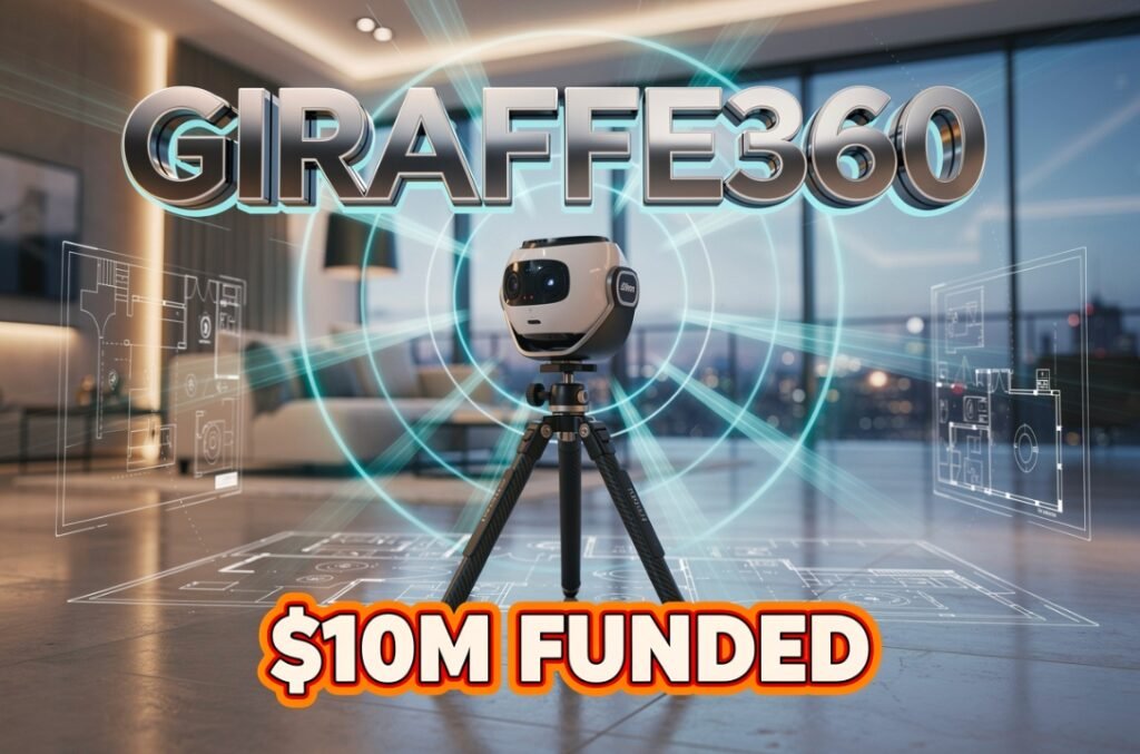 Giraffe360 AI proptech Series B funding real estate camera