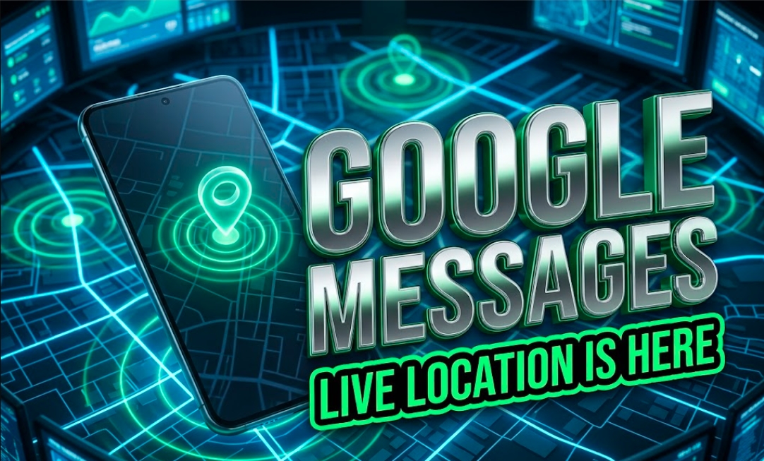 Google Messages real-time location sharing feature on Android phones