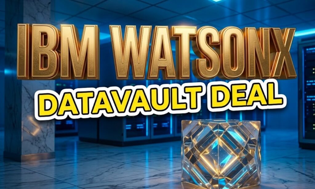  IBM watsonx platform architecture and Datavault AI collaboration visual