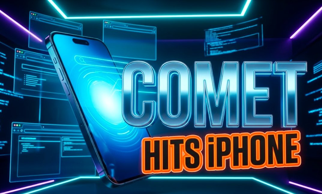 Perplexity Comet AI browser iPhone app free download 2026
