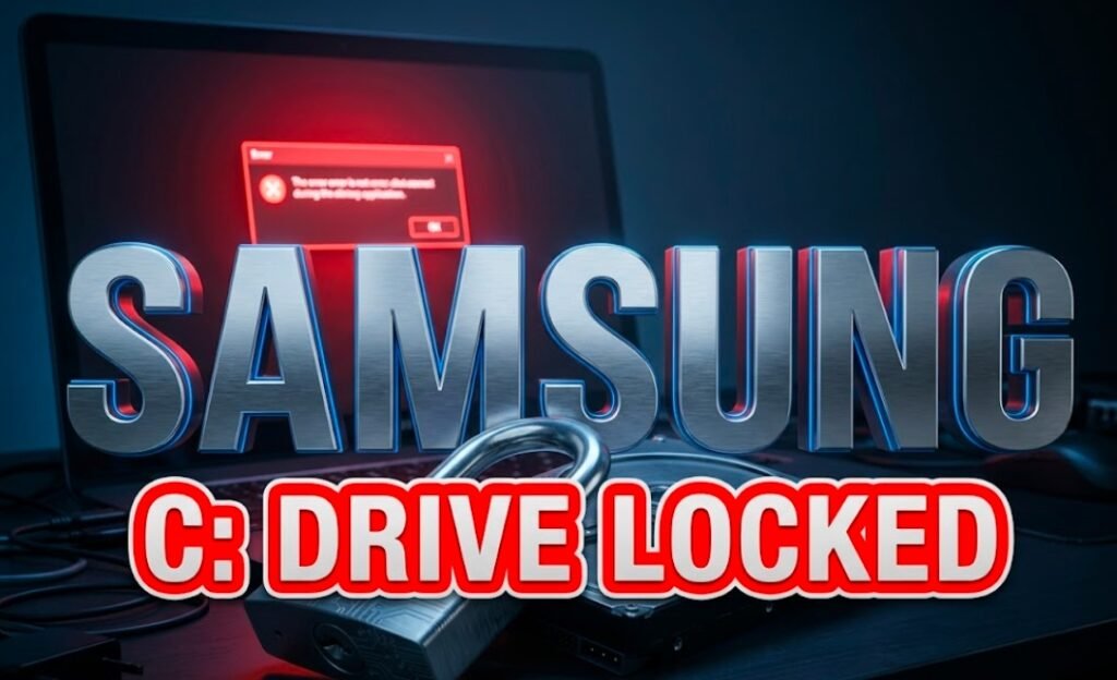 Samsung Galaxy Book 4 Windows 11 C drive access denied error fix