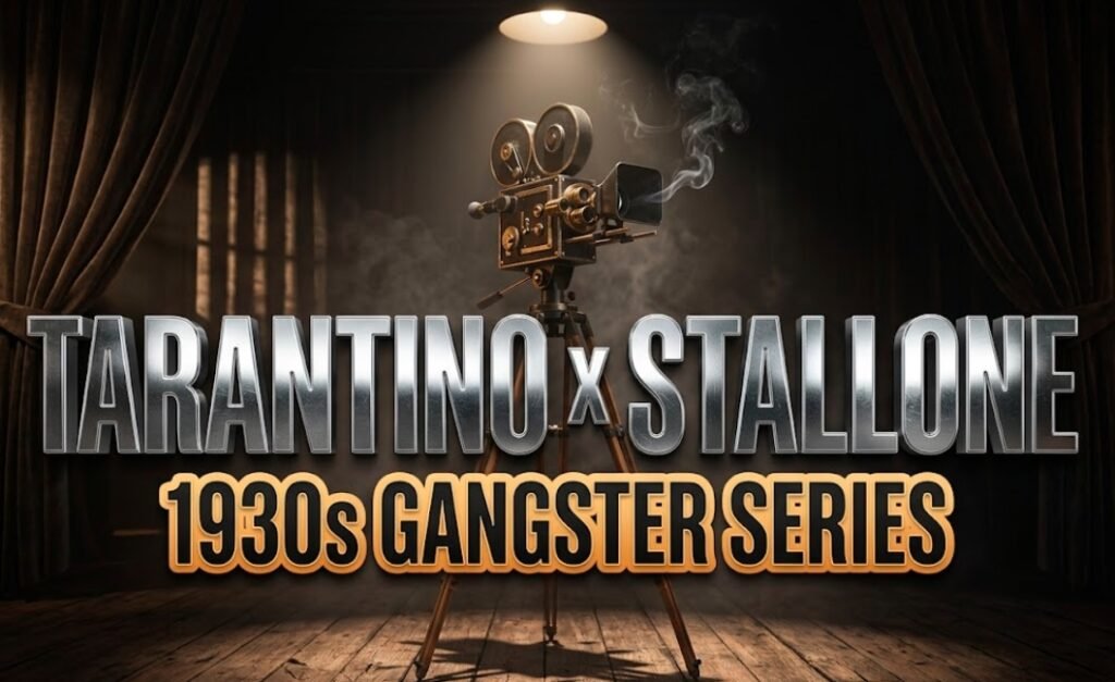 Tarantino Stallone 1930s black and white gangster limited series