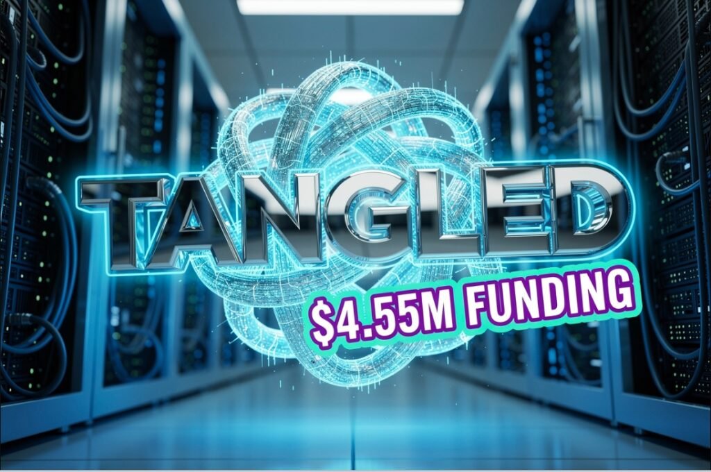 decentralized coding platform tangled logo abstract visualization