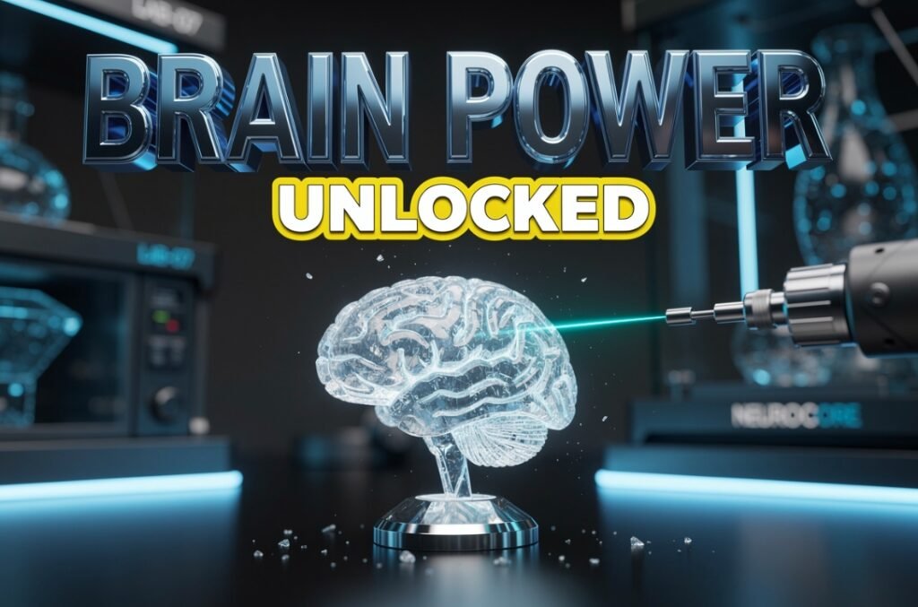 human brain glowing neural network connections neuroplasticity concept