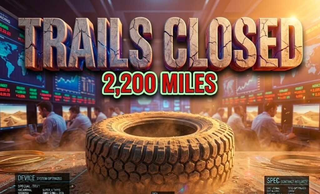 lifted jeep wrangler driving on dusty mojave desert trail near dry bush